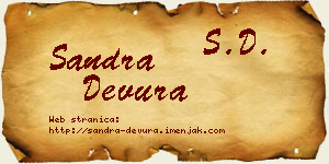 Sandra Devura vizit kartica